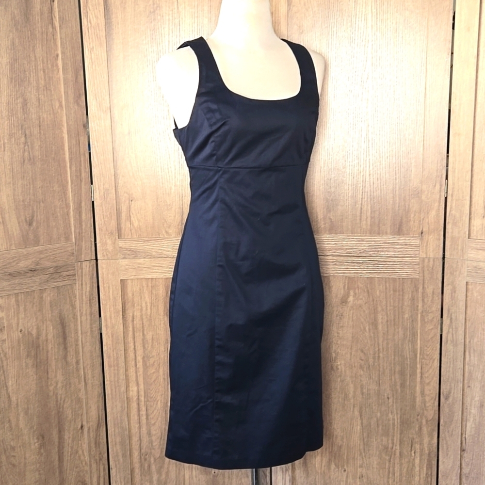 United colors of benetton black pencil coctail evening dress